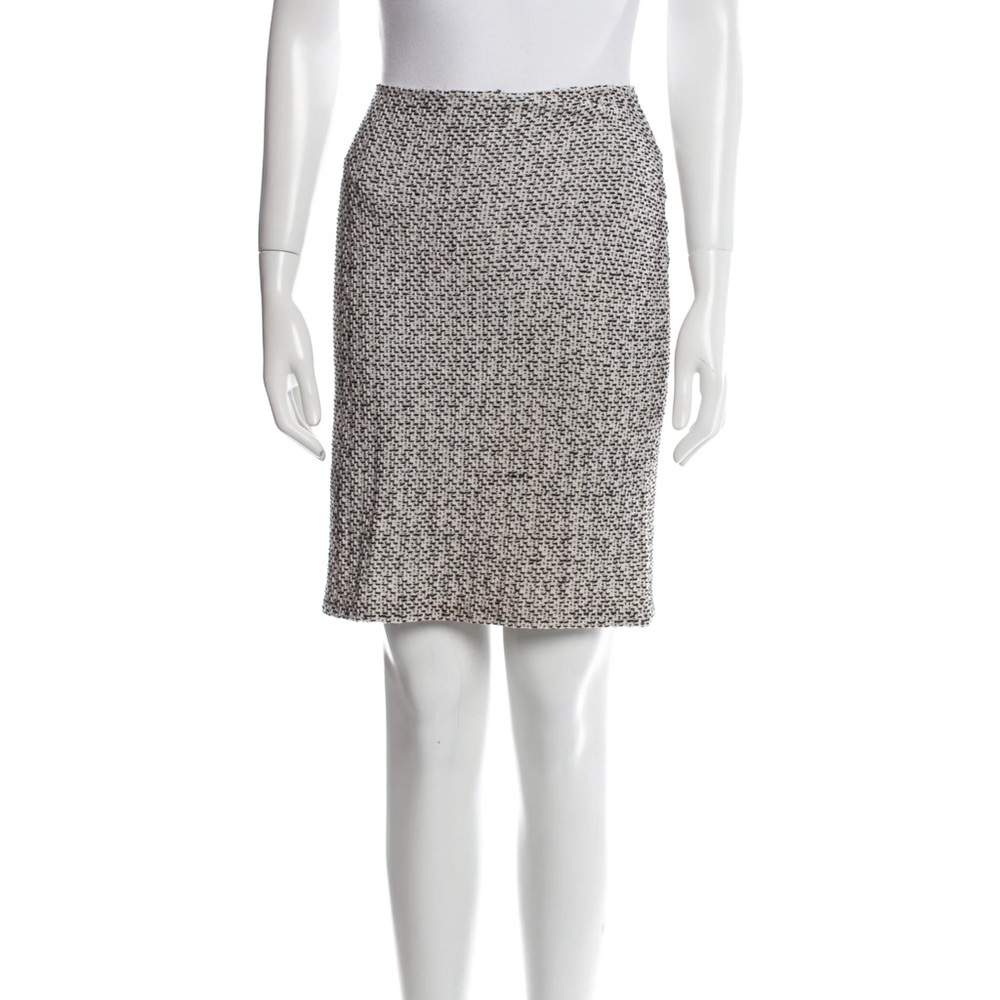 St. John Tweed Pattern Skirt Size 10